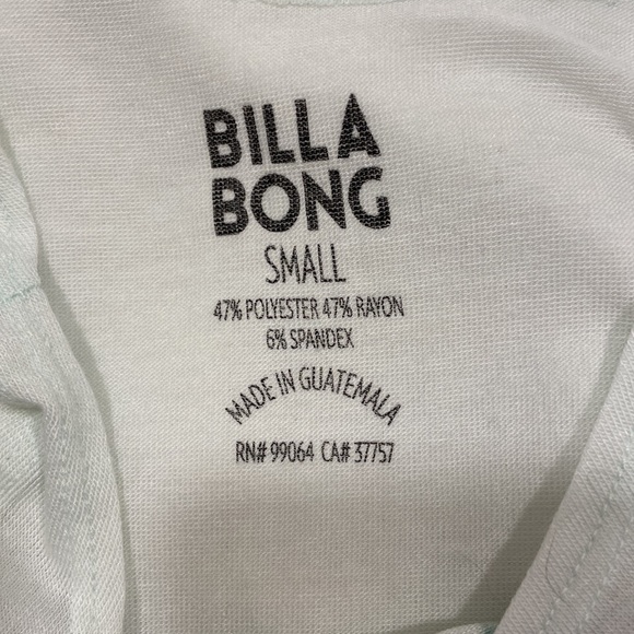 BillaBong tank top. Skylight color. Size Small - Picture 2 of 9